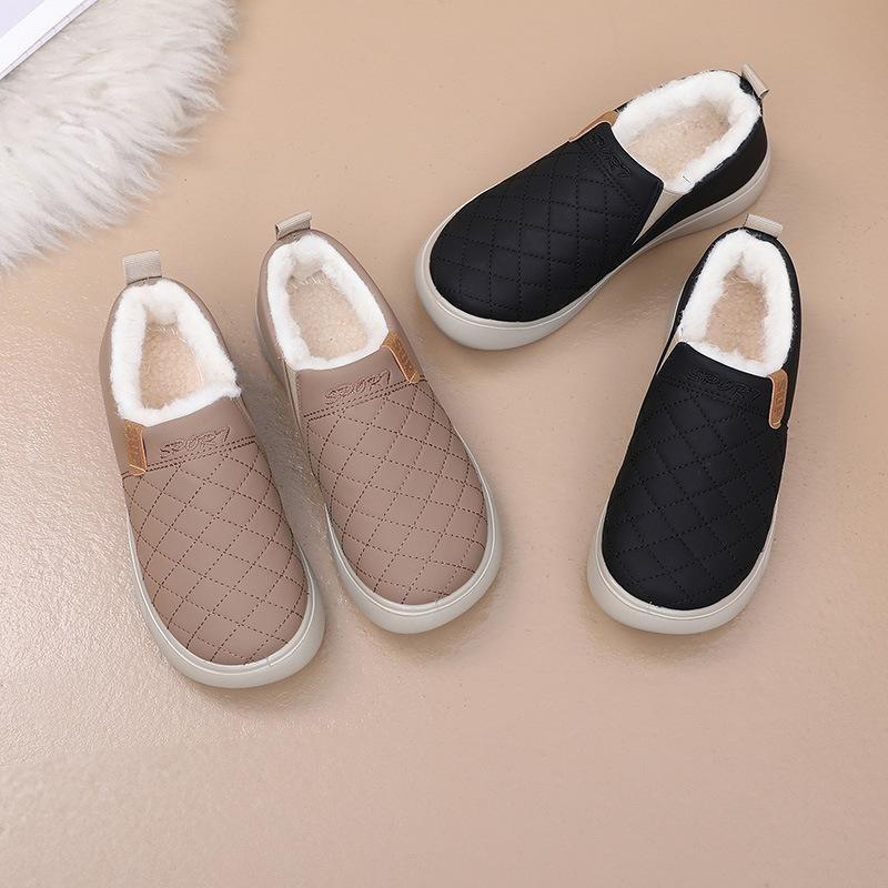 Winter Warm Short Bootie Slippers for Women Slip On House Shoes Outdoor Indoor Snow Booties Shoes Women's Comfortable Faux Fur Lining Ankle Boots