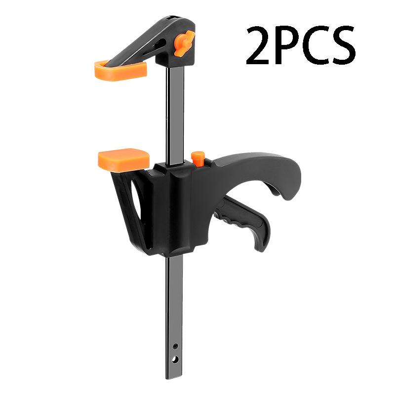 4-Inch Heavy-Duty Woodworking Mini F-Clamp – Quick Ratchet Bar Clamp, DIY Carpentry Hand Tool