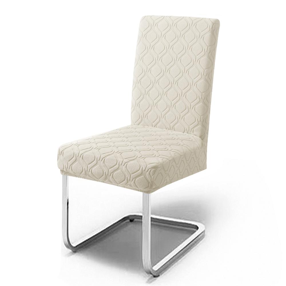 Jacquard Dining Chair Cover Elastic Anti-dirty Chair Covers Home Decor Kitchen Seat Slipcover for Banquet Party Wedding