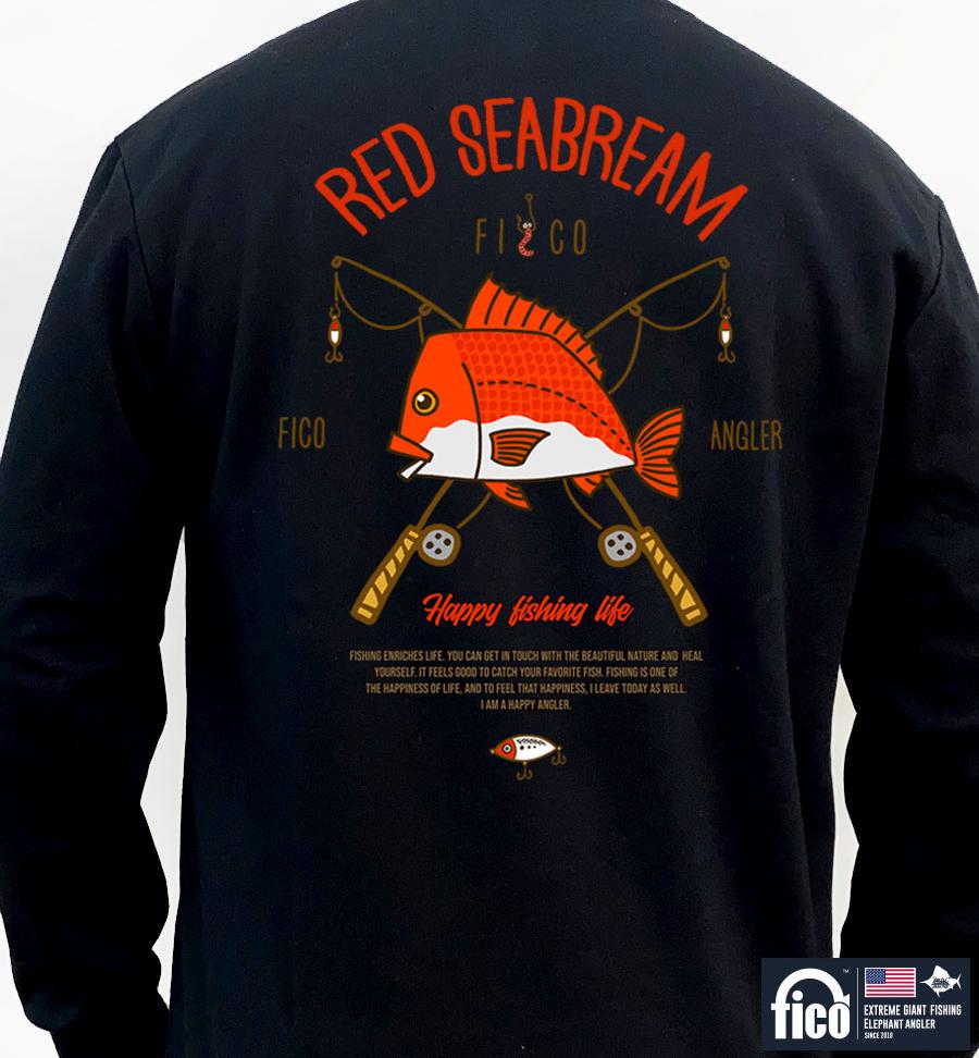 DOLDOL Fico-Mtm-228 Extreme Fishing Brand Pico Graphic Sweatshirt Long Sleeve