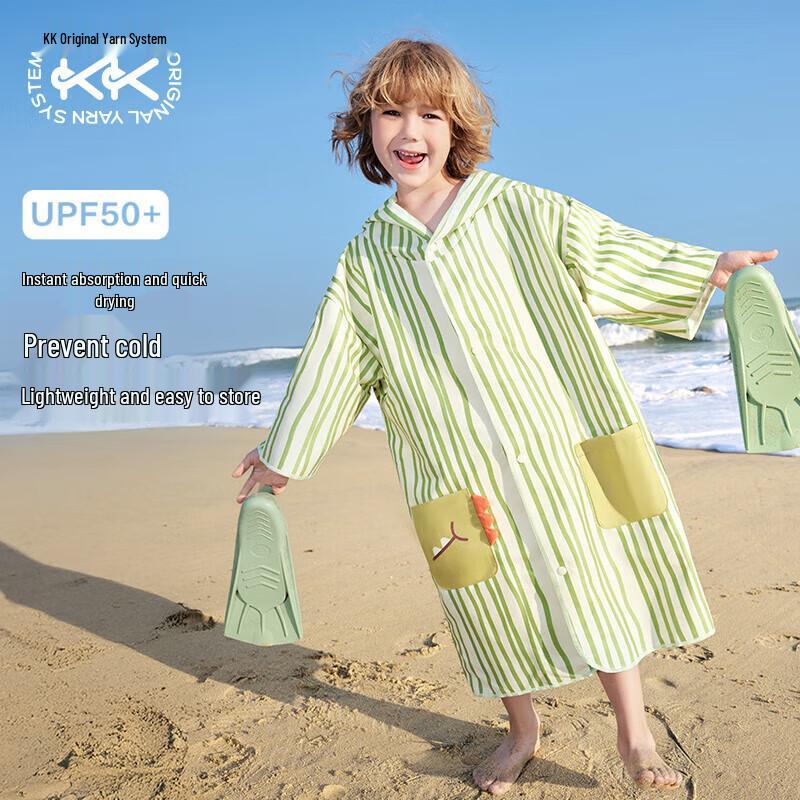 Kocotreekk Kids Hooded Beach & Swim Towel Robe M (110-140cm height)