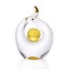 Central Japan Pottery Zodiac Sparkling Gold Handmade Fukumi (Nakani Hontouki) Ornament, Ornament, Ornament, Glass, Snake, (Noble)