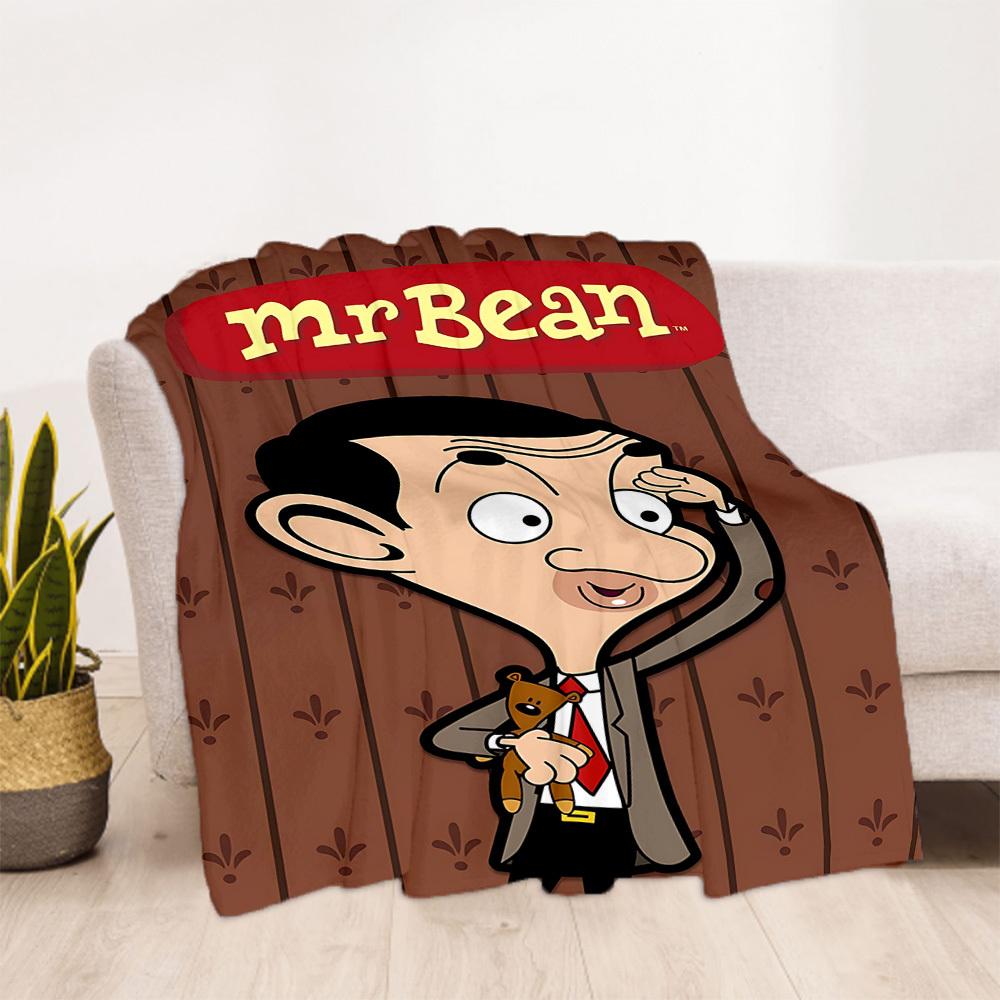 1pc Cartoon Character Outdoor Blanket Lightweight Flannel, Soft & Warm, All Season Use for Sofa, Outdoor, Camping, Living Room, Office, Chair