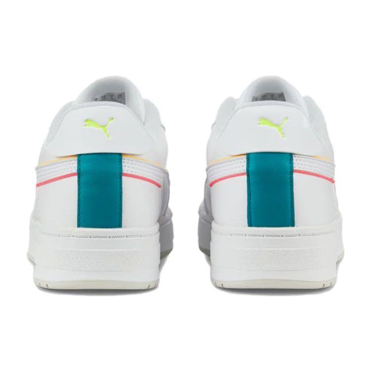 Puma CA Pro Sum Pop - White Colorpop Men Sneakers Deep-Aqua Sun-Stream Sunset-Glow 388557-01
