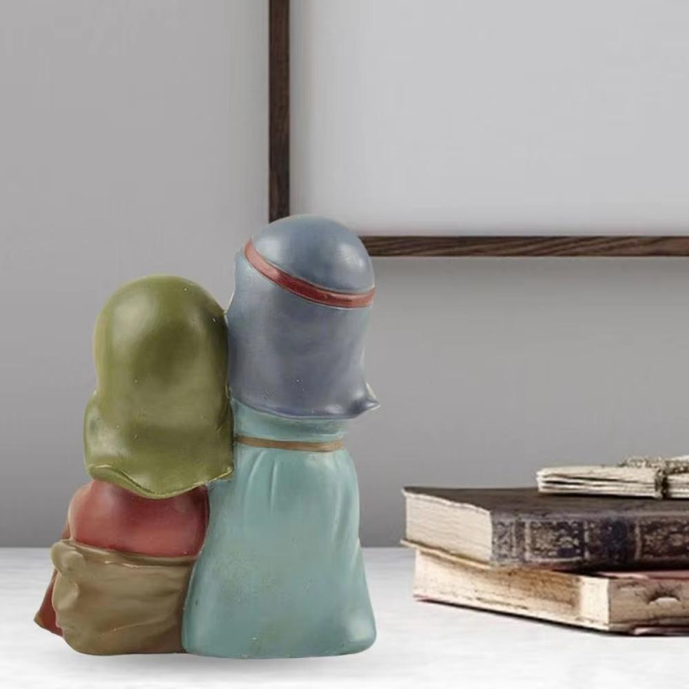 Unique Jesus Christ Figurine Cute Christmas Manger Ornaments Holy Family Figurine  Home Decor