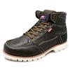 Edwin Lightweight Waterproof Casual Boots with PU Wide Premium Stylish Dark Size Men's High-Top Leather, Fit, Material, Lace-Up Boots, Brown, 26.5
