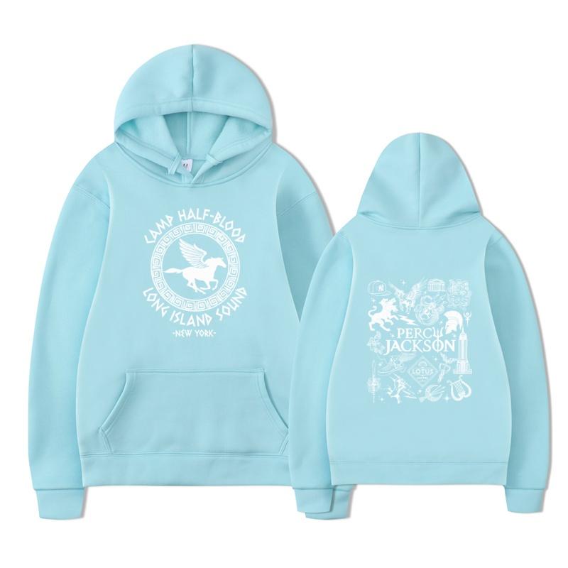 Camp Half Blood Long Island Sound Hoodie Percy Jackson Spring and Autumn Harajuku Hoodie Fashion Street Wear Men's