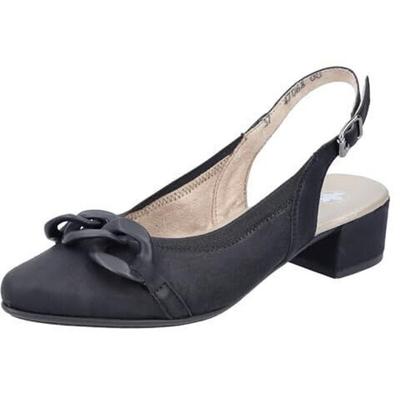 Women's 47068 Black Slip-ons