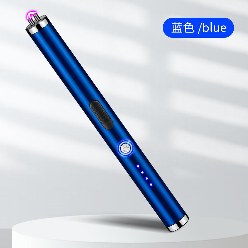 NEW Creative USB Pulse Double Arc Igniter Kitchen Long Pole Igniter Outdoor Windproof Pulse Lighter Cigarette Accessorie Gift