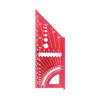 T-Type Ruler Layout Woodworking Wooden Square Aluminum Alloy Scriber Marking Layout Angle Calibration Guide Marker