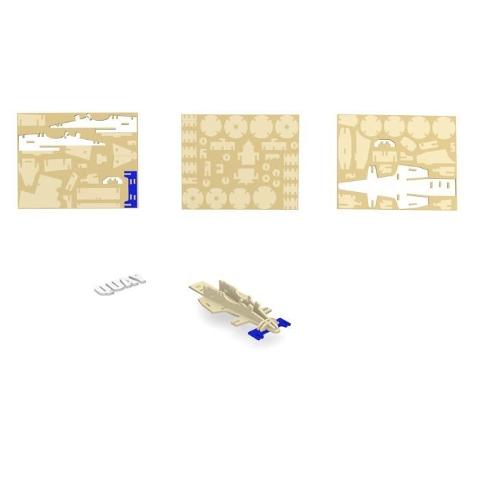 Maquette en bois Voiture Formule 1