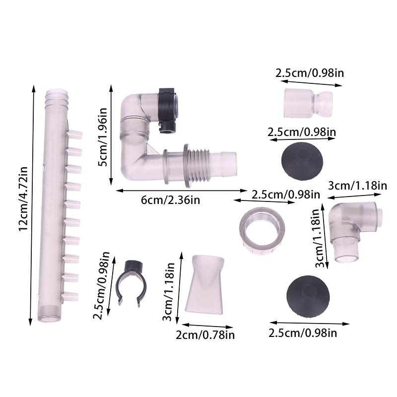 Reservedel Innløp Utløpsrør Holder Filtersvamp O-ring Tilbehør For Akvarium Eksternt Filter Hw603B 603B Hw602B 602B