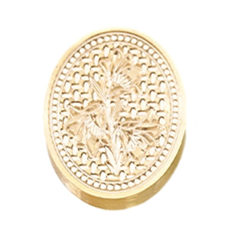 

Emboss Sealing Wax Stamp Head Brass Sealing Stamp Wax Seal Stamp Head Replacement for Envelope Sealing or Greeting Cards