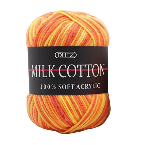 Gomitolo di Filato Multicolor 7,7 Iarde Filato in Fibra Acrilica Filato Colorato per Uso Artigianale per Lavorare a Maglia Uncinetto Maglioni Sciarpe Cappelli Bambole Artigianato Fai da Te
