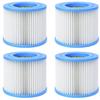 Cartouche Filtre Spa Type S1 [Lot 4] Compatible Intex 29001E / 29011E PureSpa - 7,3 x 10,4 cm Phonillico®