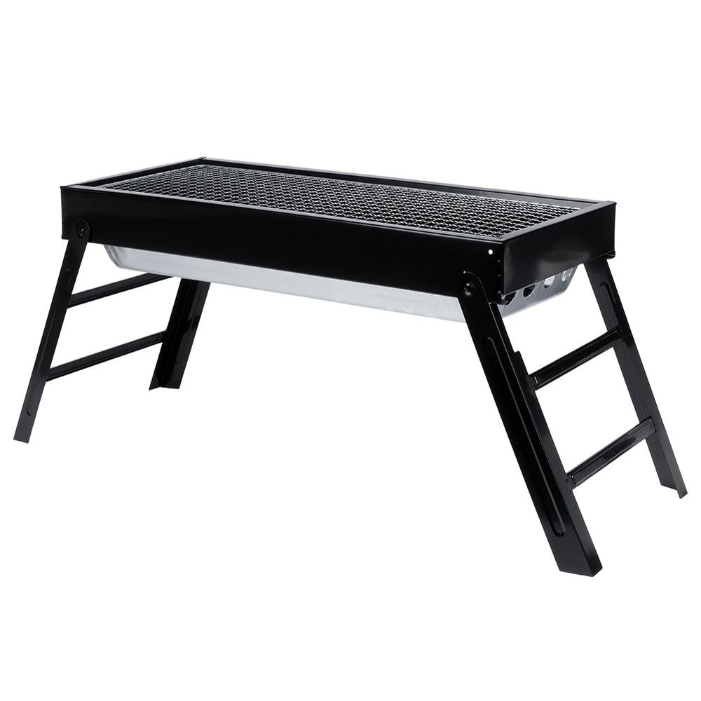 Grill Węglowy Składany Przenośny Ogrodowy Turystyczny Piknikowy Mały 77 Cm