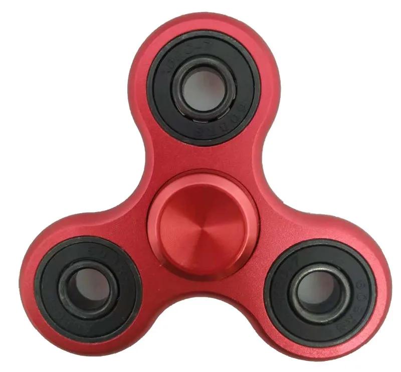 Nuovo Fidget Spinner in Lega di Alluminio EDC Manuale per Autismo ADHD Ansia Sollievo dallo Stress Concentrazione Spinner Manuale Metallico Giocattoli Fidget