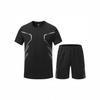 Summer quick-drying short-sleeved sports suit, running suit, comprehensive training suit, quick-drying, cool and comfortable short-sleeved shorts whol