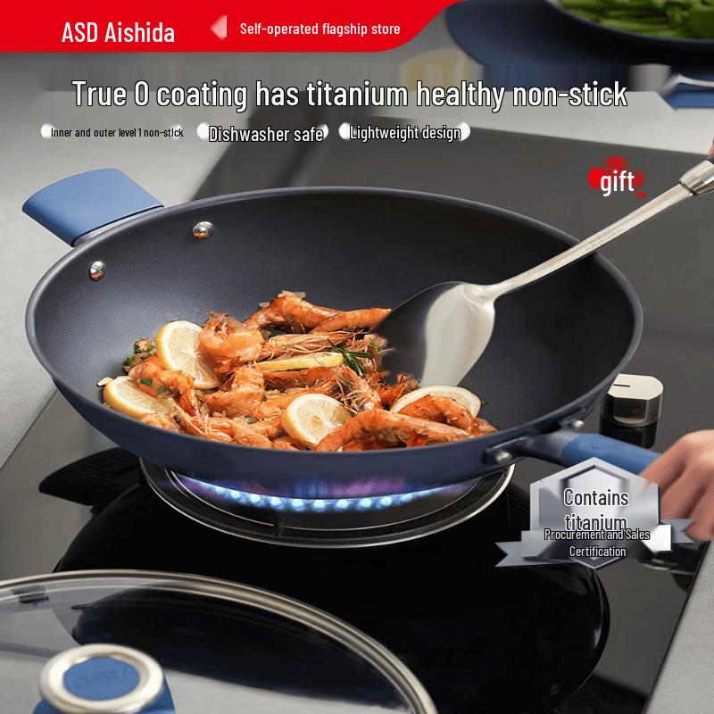 ASD Titanium Crystal Non-stick Wok