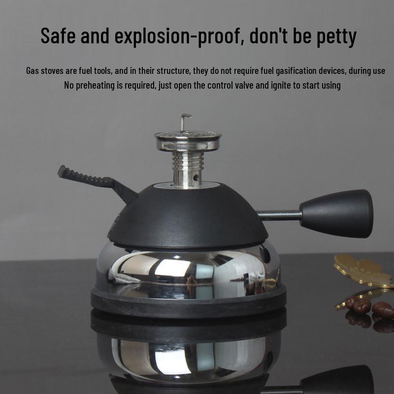 Mini Gas Stove: Compact Outdoor Coffee and Moka Pot Heater