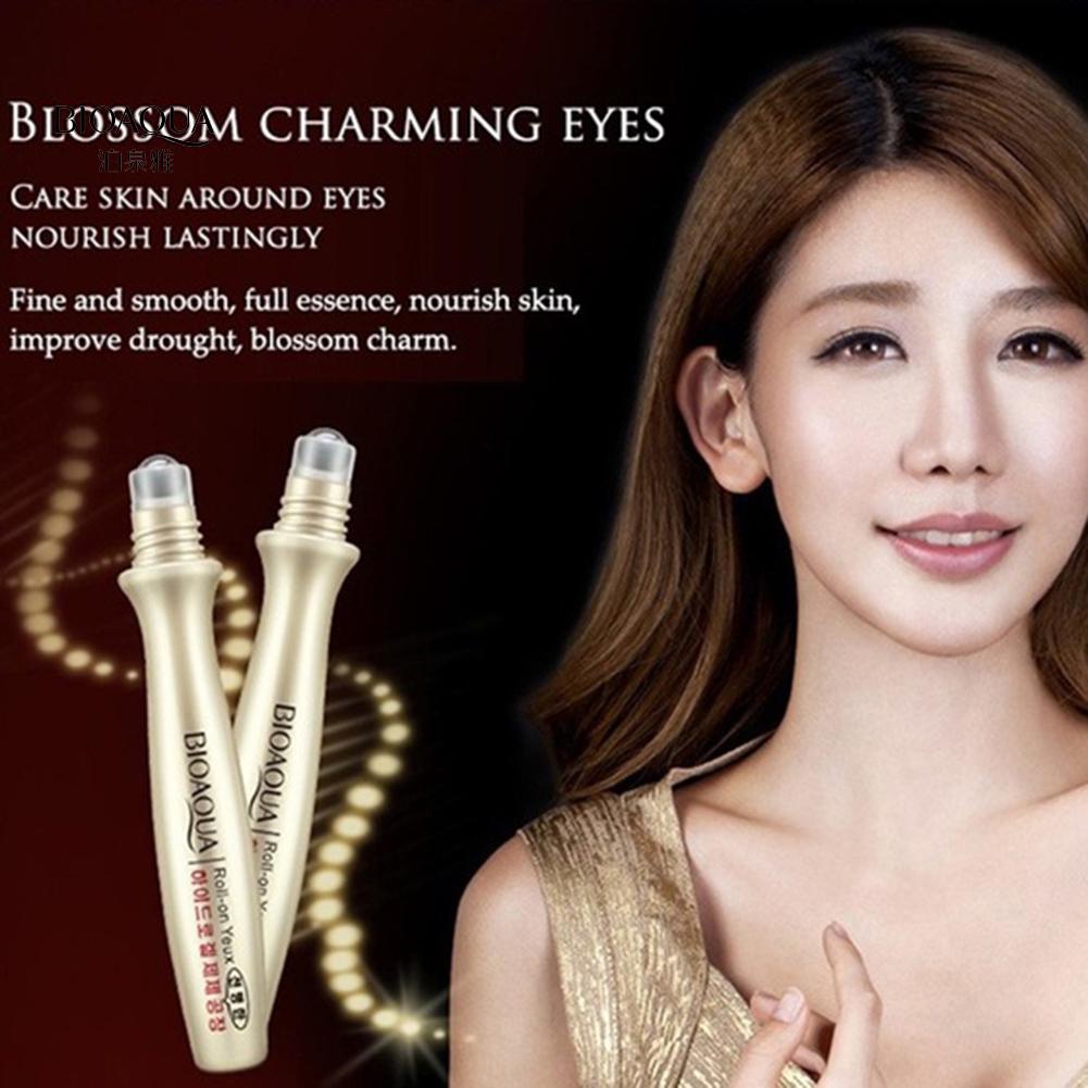 Roller portabil cu bile de hidratare profundă pentru îngrijirea ochilor Esență lichidă hidratantă antirid pentru cercurile întunecate Gel pentru îngrijirea pielii