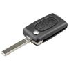 Nøkkelskall fjernkontroll Citroen C2 C3 C4 Berlingo Jumpy CE0536 2 knapper