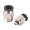XPC SPC Quick-Coupling Threaded Straight Fitting 4-M5 6mm Air Tube 018-0210-0312-04