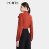 Ports Women's Fashion Ribbon-Tie Blouse