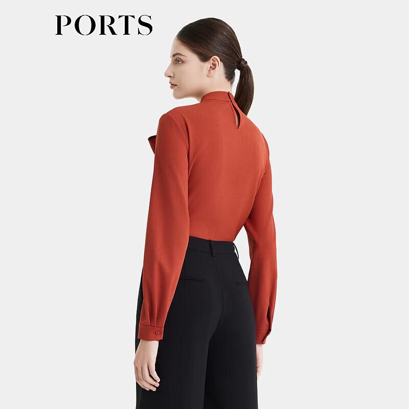 Ports Women's Fashion Ribbon-Tie Blouse