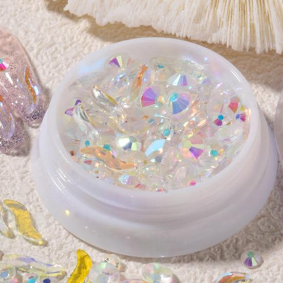 Maniküre Dekor flachen Boden DIY Handwerk Nagel Charme unregelmäßige Form Nagelkunst