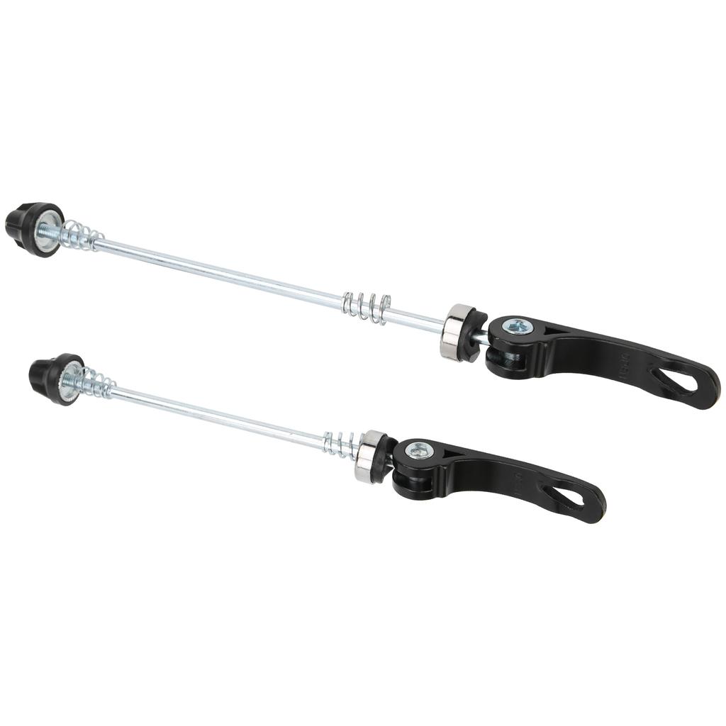 1 Pair Bicycle Quick Release Skewers Front Rear Skewer  Road Mountain Bike Accessory Black