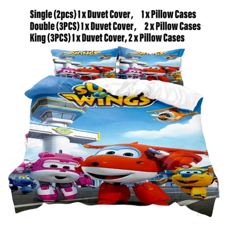 High-quality Thomas Cartoon Digital Print Bedding Set Flower Pattern Suitable For 1.8m Bed