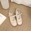 Ballet Evening Shoes Inner Height Increase Small Single Shoes Women's New Spring and Summer Skirt Mary Jane Shoes Gentle
