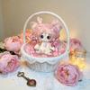 Cotton Plush Doll With Deer Horns For Girls Gift And Collectible Decor