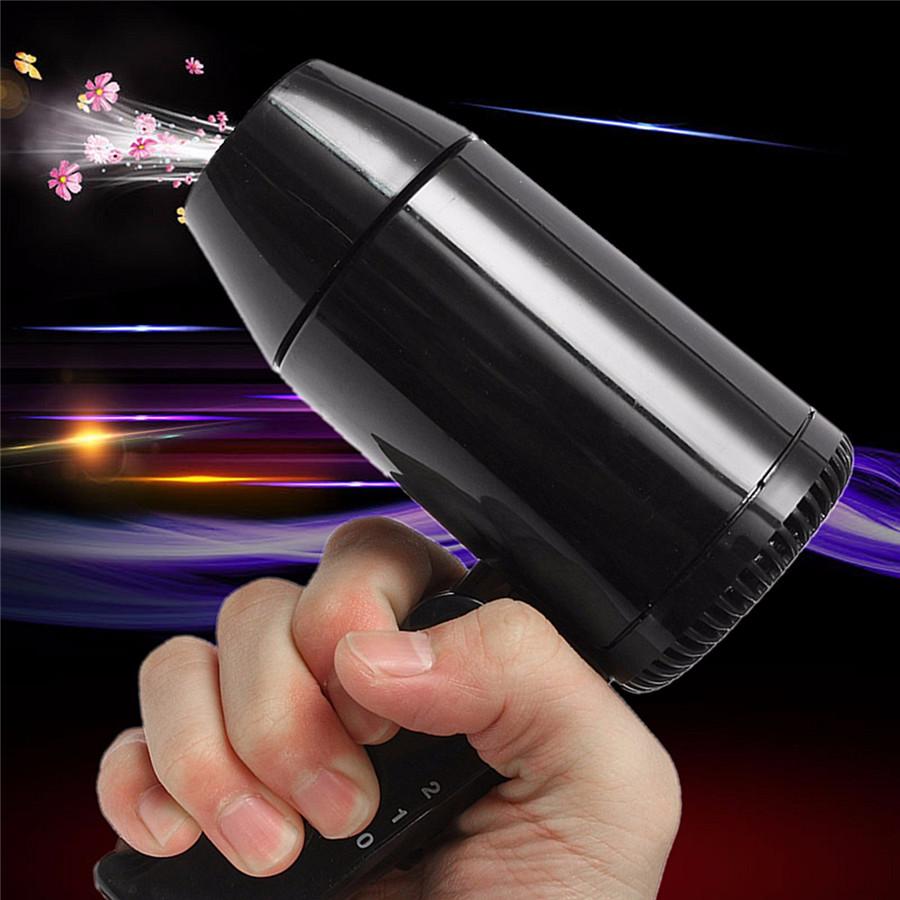 Portable 12V Vehicle Car Hair Dryer Hot Cold Folding Blower Window Defroster