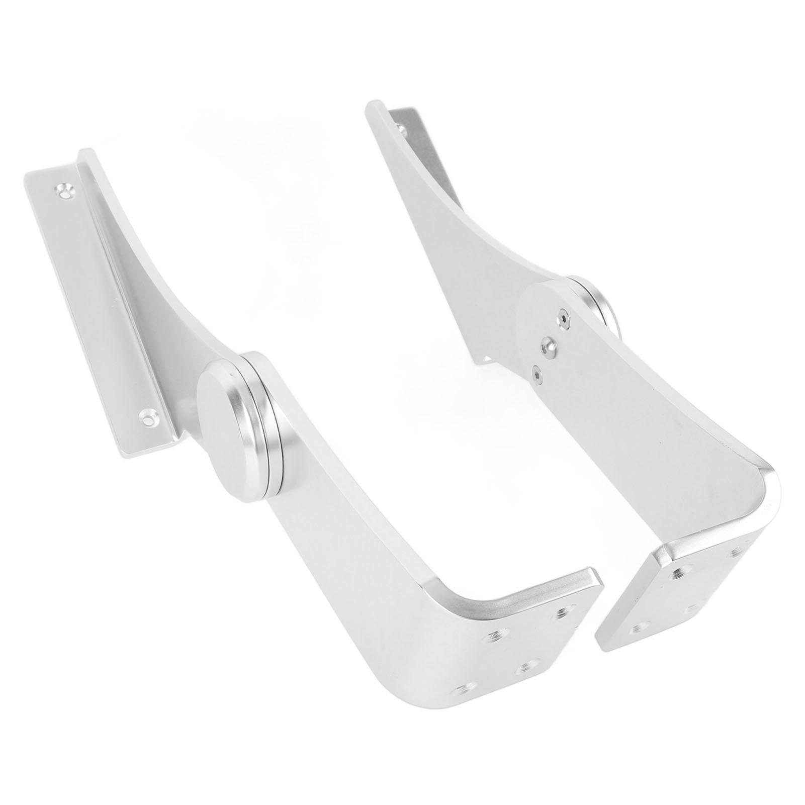 

1 Pair Boat Seat Armrest Heavy Duty Aluminum Alloy 60 Degrees Adjustable Foldable Armrest Universal for Marine Yacht білий