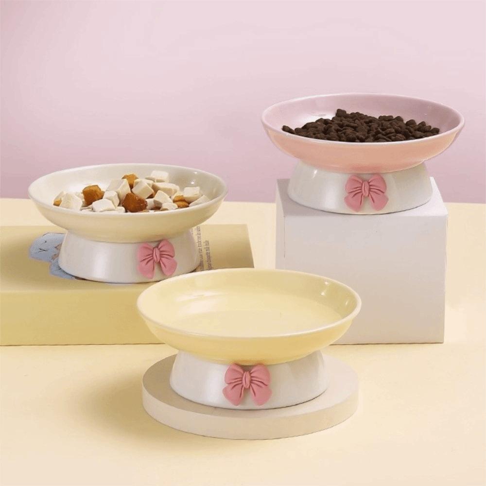 Large Capacity Elevated Pet Bowl Non-Slip Base Anti-Spill Dog Bowl Pet Feeding Bowl  For Puppy Cats