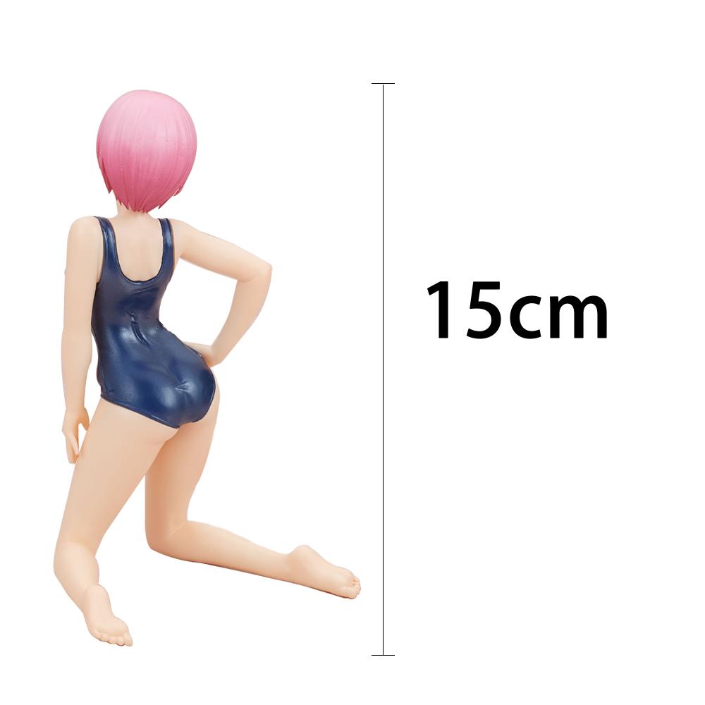 Anime Ichika Nino Miku Yotsuba Figure Standing Pose Action Figure Swimsuit model desktop ornament Collection toy Gift 12-15cm