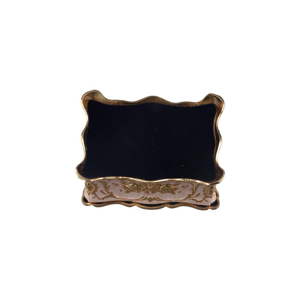 Metall Luxus Vintage Retro High-End Schmuckschatulle Schmuckkästchen Organizer Aufbewahrungsbox Kosmetikbehälter