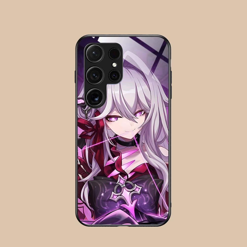 HSR Thelema Glass Mobile Phone Case for Samsung Galaxy S26 S25 S24 S23 S22 S21 S20 Note20 Plus FE Ultra Colorful Cover