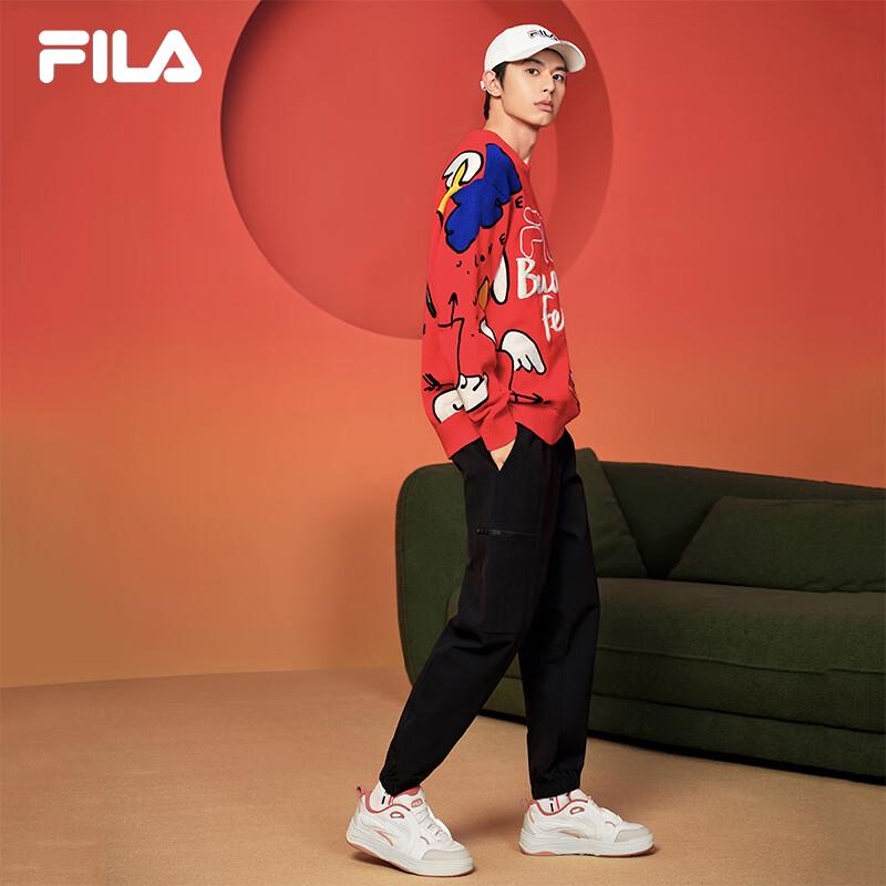 FILA Unisex New Year Graffiti Logo Knitted Sweater