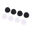 100Pcs Plastic Buckles Ornaments For Shoes Accessories Diy Shoes Buttons Lightweight Buckles Black Clear Buckles Findings