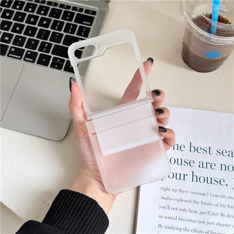 Samsung Zflip7 folding screen W23 Flip matte mobile phone case Zflip6 hard case pc anti-drop protective case is suitable for