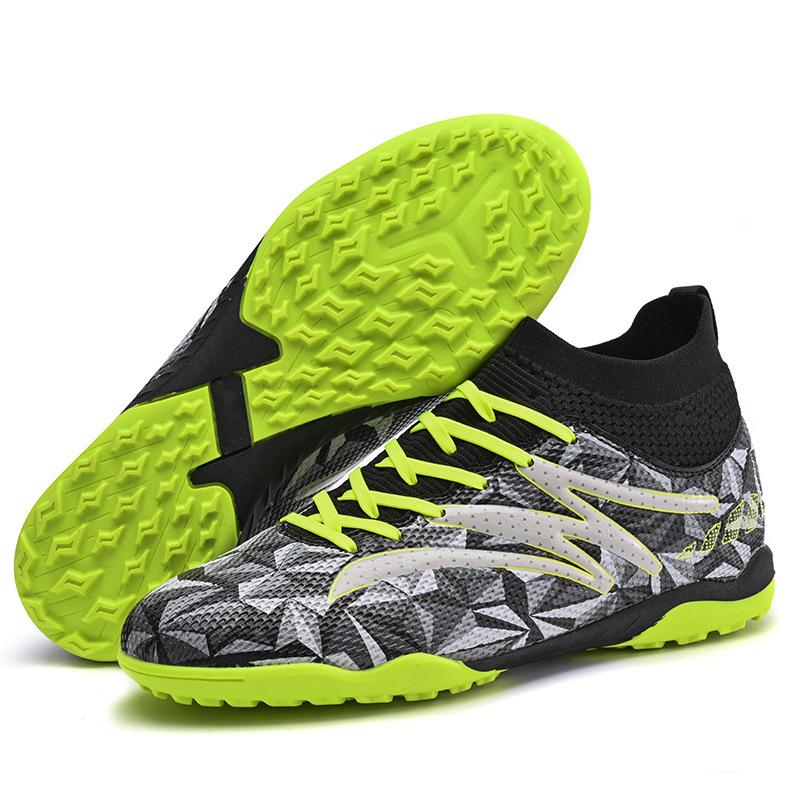 Spikes High-top Football Shoes Men's Training Female Children Broken Student New Adult Length