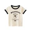 Girls' Korean-Style Children's Clothing 2026 Summer New Style Children's Pure Cotton Cartoon Print Short-Sleeved T-Shirt Baby Fashionable Clothes