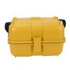 Surveying Level Case Leveling Instrument Case Single Lock Plastic Total Station Level Storage Box for Surveying Equipment Yellow