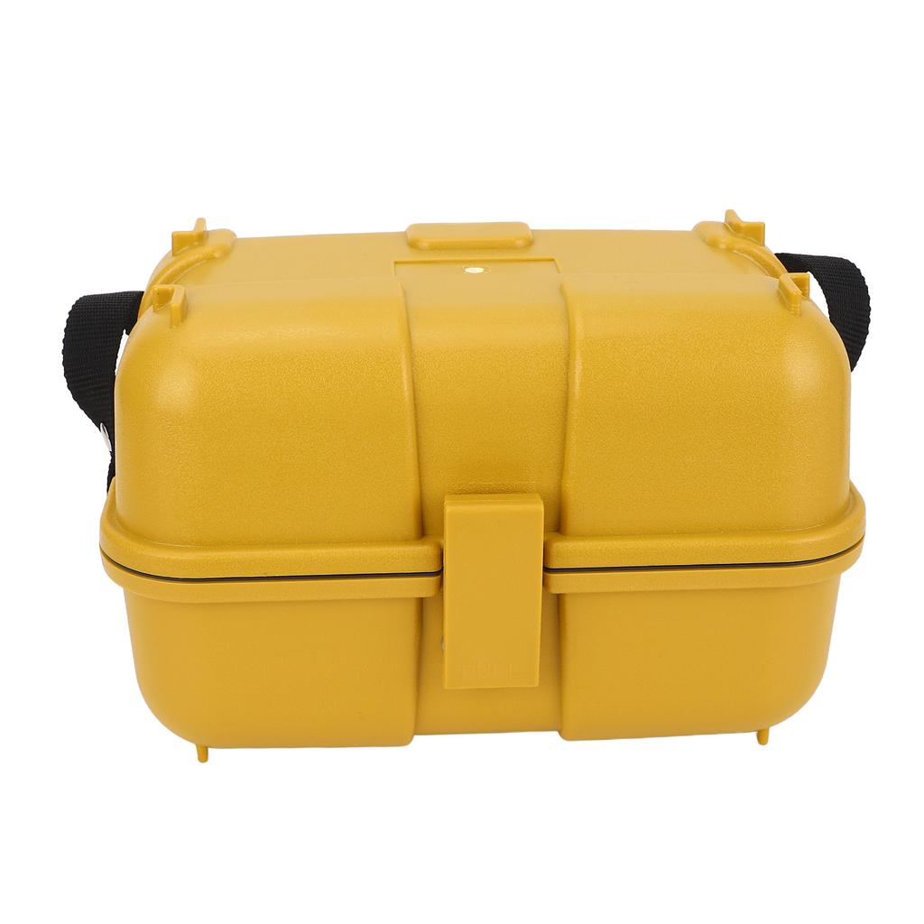 Surveying Level Case Leveling Instrument Case Single Lock Plastic Total Station Level Storage Box for Surveying Equipment Yellow