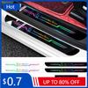 JBL5 2025 Hot 4Pcs Car Laser Threshold Protect Auto Emblem Sticker Accessories For Mercedes Benz AMG Brabus Smart W204 GLC CLA W205 W