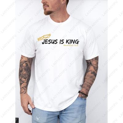Jesus Is King Graphic Tees Fruit Speaks Co Christian Men Women Clothing Religious Apparel Ministry GiftWorship Wear Modal Tshirt