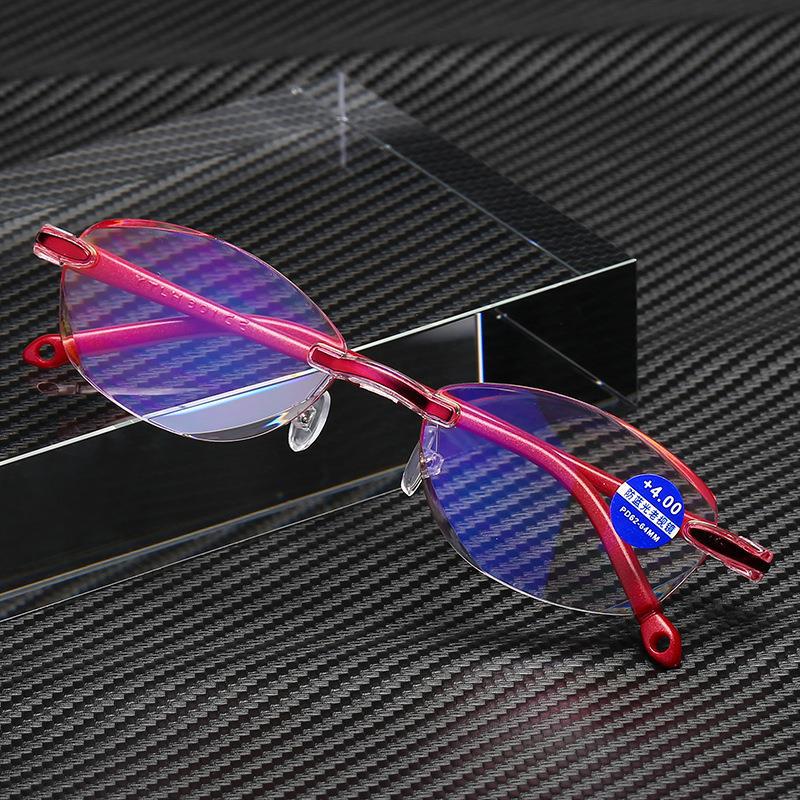 Smart Zoom Frameless Anti-Blue Light Reading Glasses